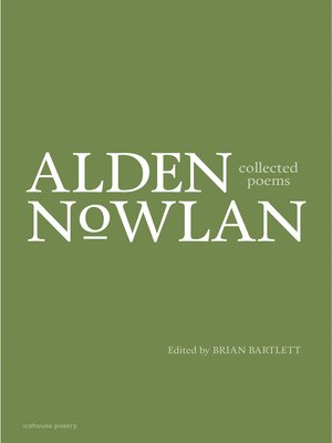 cover image of Alden Nowlan